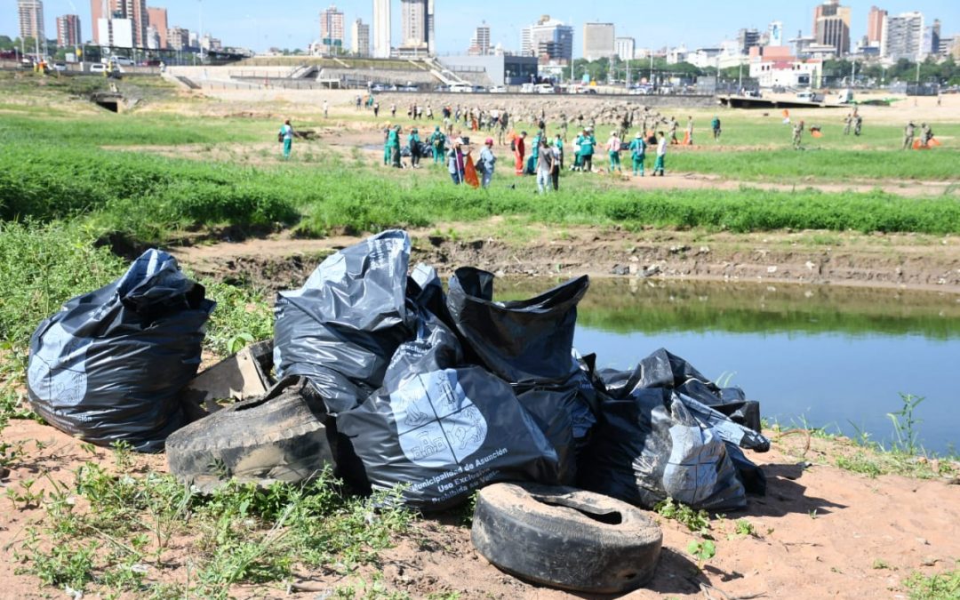 Operativo Copa Sudamericana: Recogen toneladas de basura en Asunción