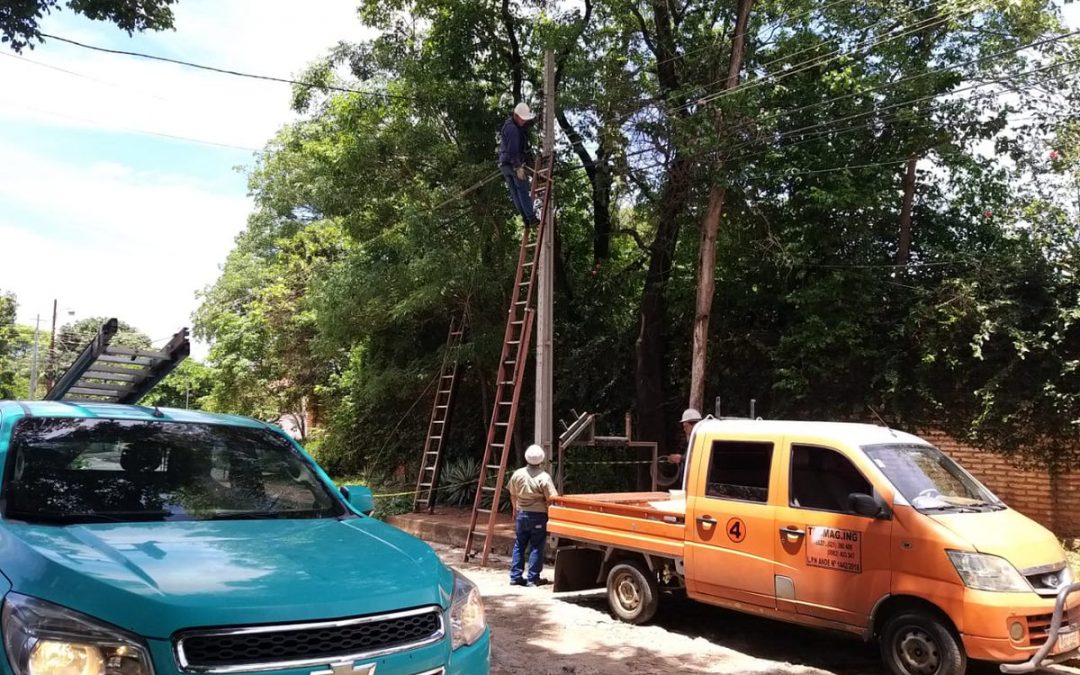 ANDE reportó 70 alimentadores caídos, tras temporal