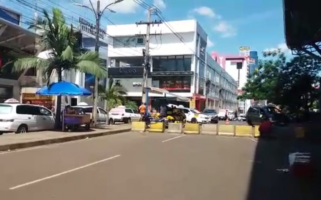 Calles peatonales en CDE durante el Black Friday