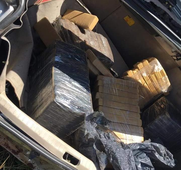 Vehículo de policía fallecido en accidente, estaba repleto de marihuana