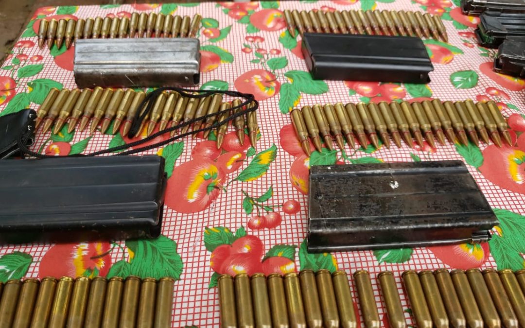 Un arsenal de municiones fue hallado en Concepción