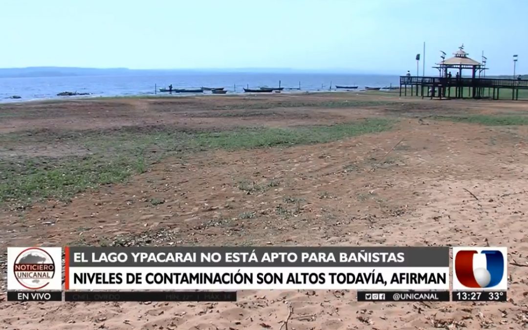Lago Yparacai no es apto para el baño
