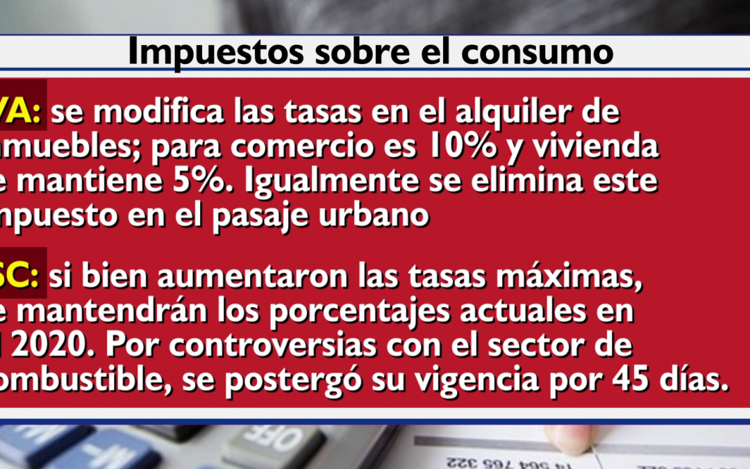 Con la llegada del nuevo año, entran en vigencia nuevos tributos