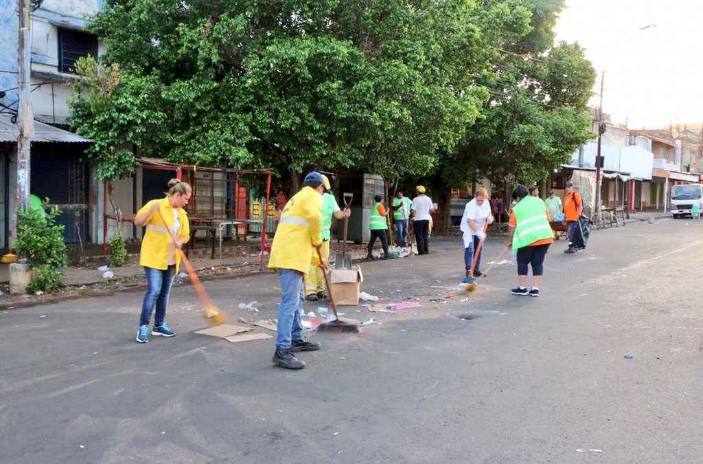 Recolectan más de 120 mil kilos de basura en Mercado 4 tras paso de Reyes