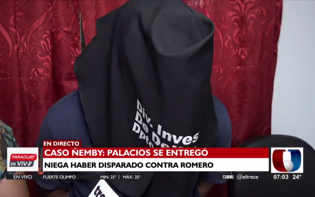 Caso Sicariato en Ñemby: Se entregó principal sospechoso de los disparos