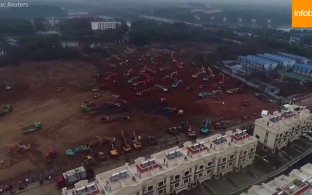 ¡En tiempo récord! China construirá un hospital en 10 días