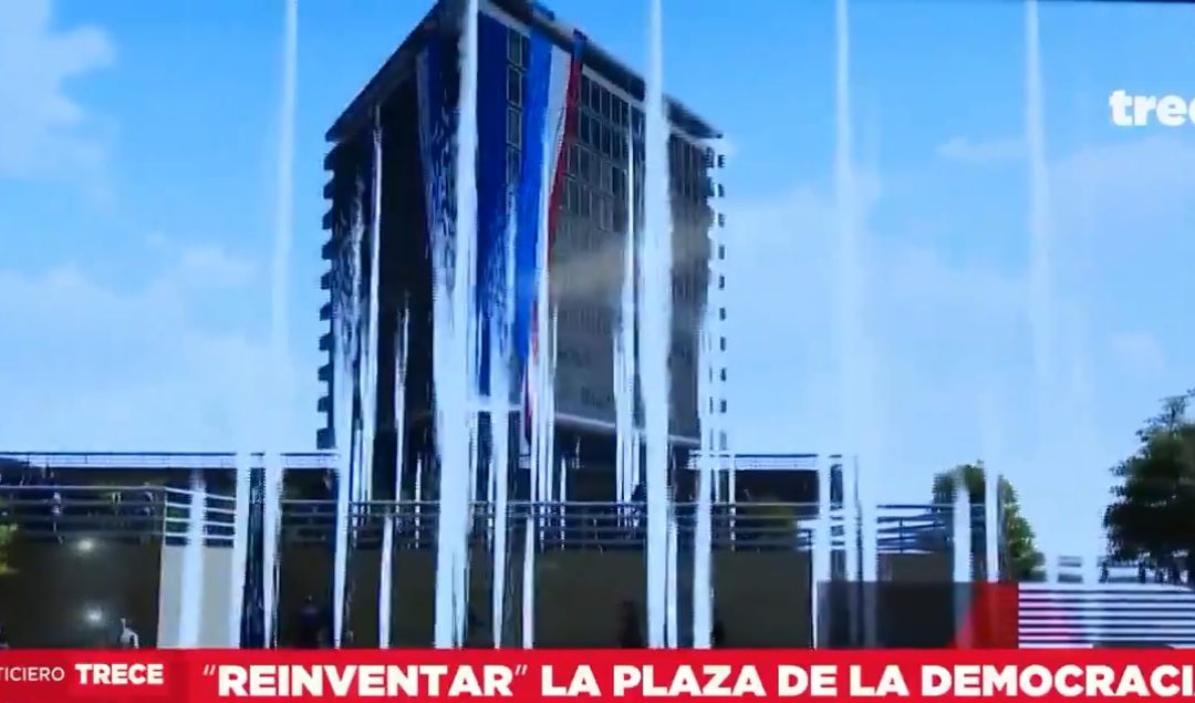 Buscan recuperar la Plaza de la Democracia
