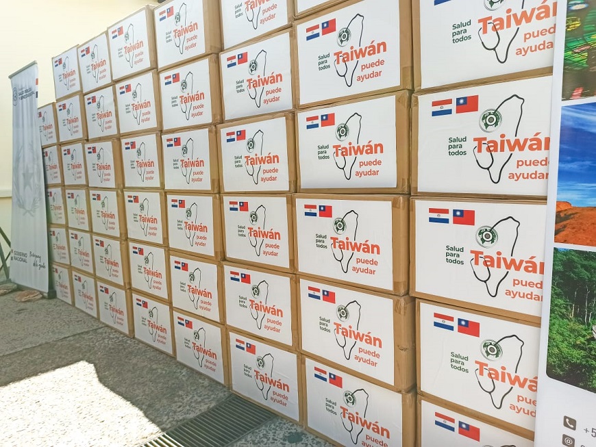 Salud recibe donación de insumos por parte de República de China (Taiwán)