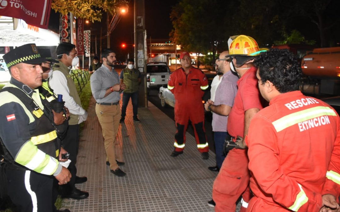 Municipalidad de Asunción realizó tareas de desinfección en el Mercado N°4 y alrededores
