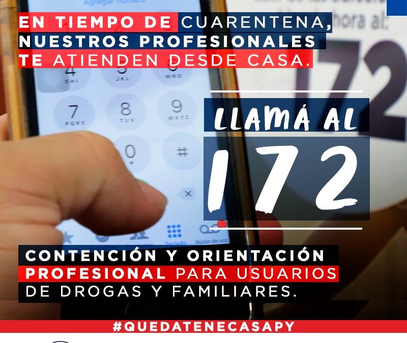 Continúa la atención telefónica a usuarios de drogas y sus familias