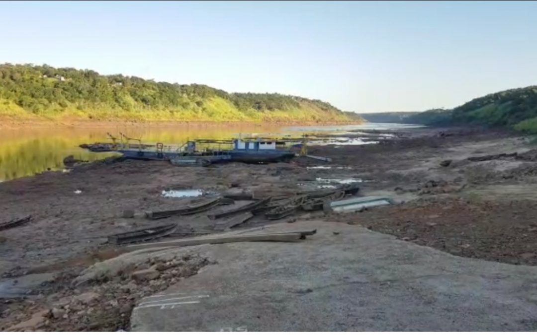 Paraná irreconocible tras bajada de las aguas