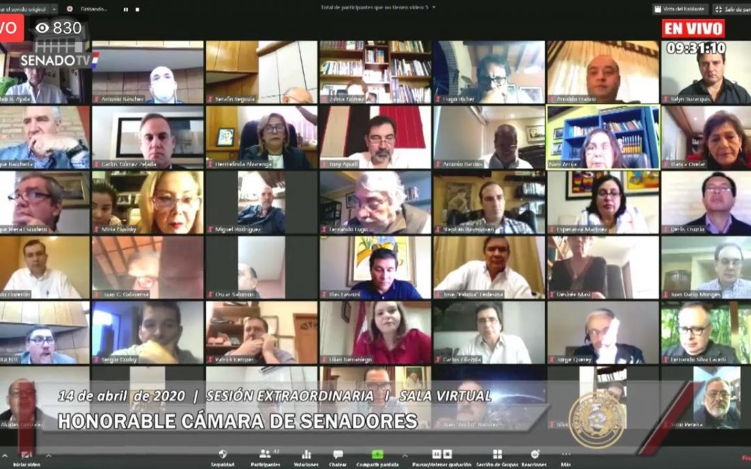 En sesión extraordinaria, Senado trata virtualmente la pérdida de investidura de Bajac