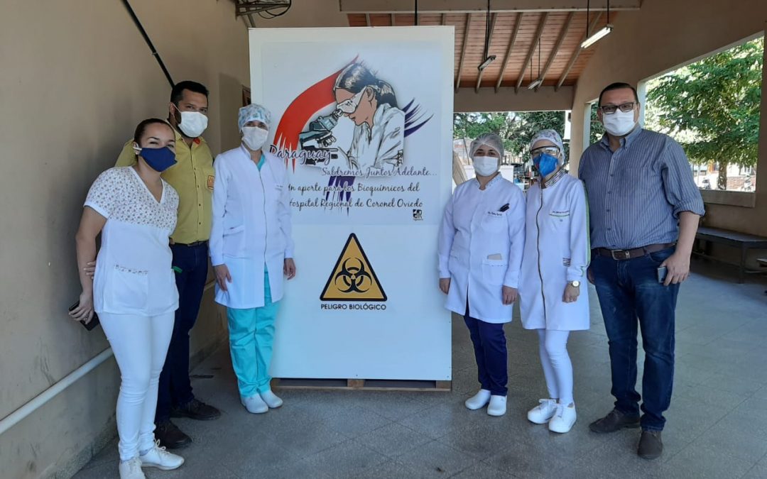 Familia ovetense dona una cabina para muestras de Covid-19