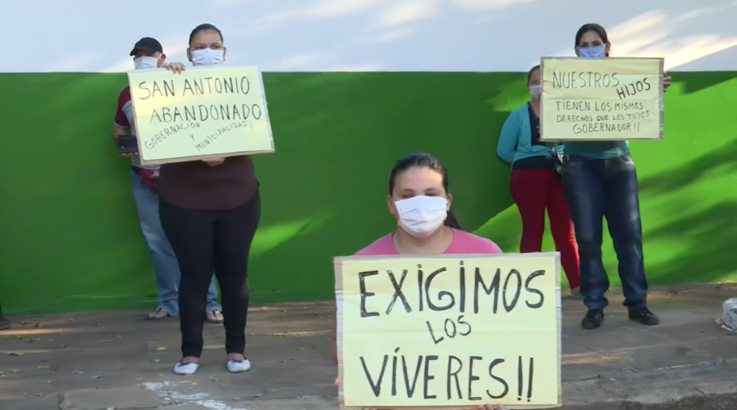 Claman por víveres en escuela de San Antonio