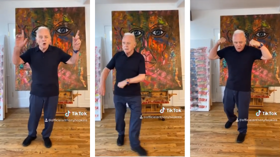 Anthony Hopkins se estrenó en Tik Tok a sus 82 años y retó a dos gigantes de Hollywood