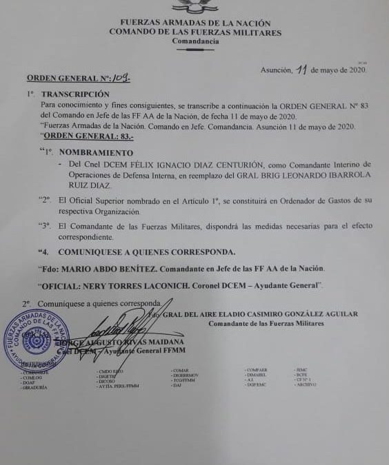 Nombran a nuevo comandante del CODI – FTC, tras incidente con Acevedo