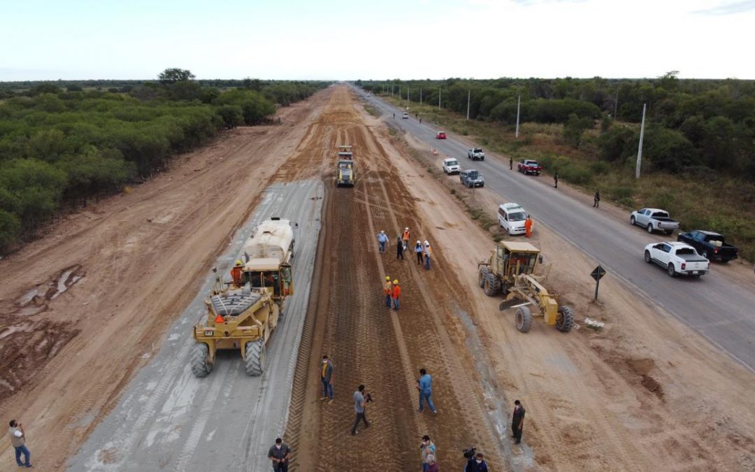 Avanzan trabajos de ampliación de la Ruta Transchaco
