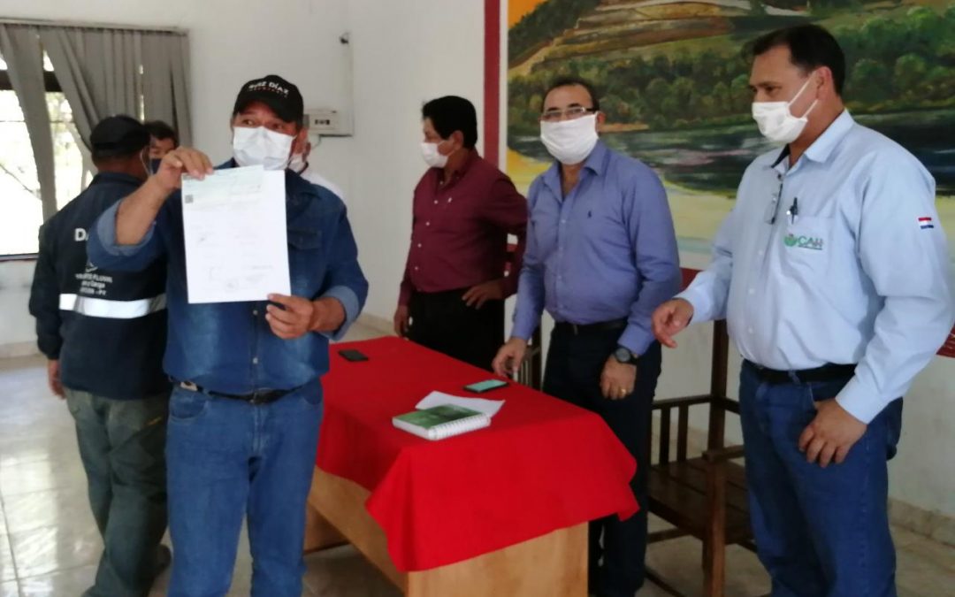 CAH entregó asistencia económica a trabajadores de las canteras de Vallemí