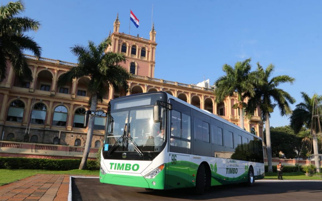 Ofrecerán mañana viajes gratis en bus 100% eléctrico