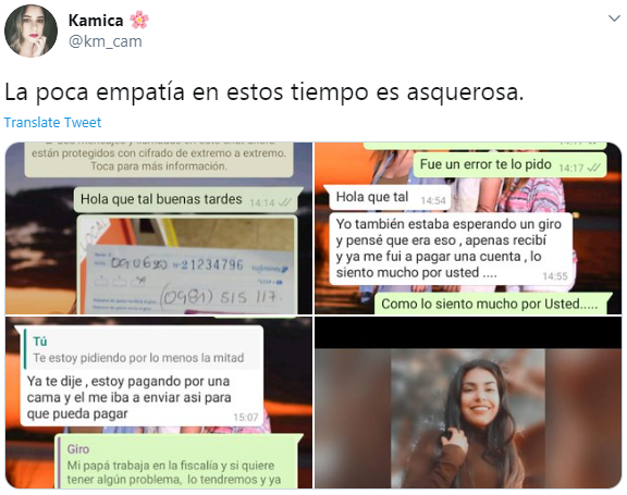 Padre de la mujer que se habría apropiado de un giro devolvió parte del dinero