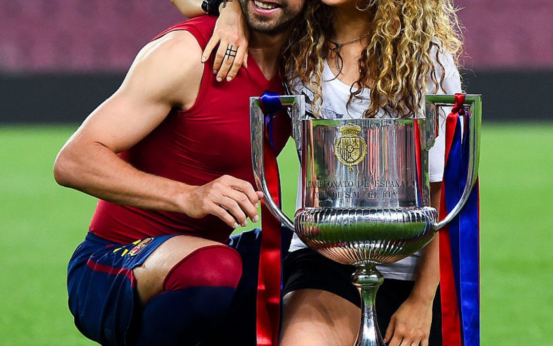 Piqué celebró el aniversario del momento en el que conoció a Shakira