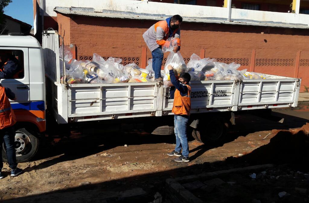 SEN garantiza distribución de kits alimenticios durante la pandemia