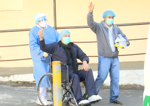 Dos pacientes que vencieron a la Covid-19 fueron dados de alta luego de 15 días