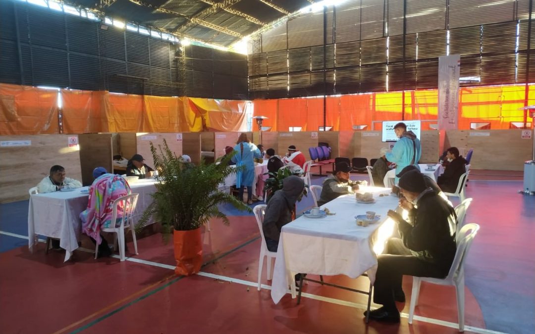 SEN asistió a más de 40 personas en una de las madrugadas más frías del año
