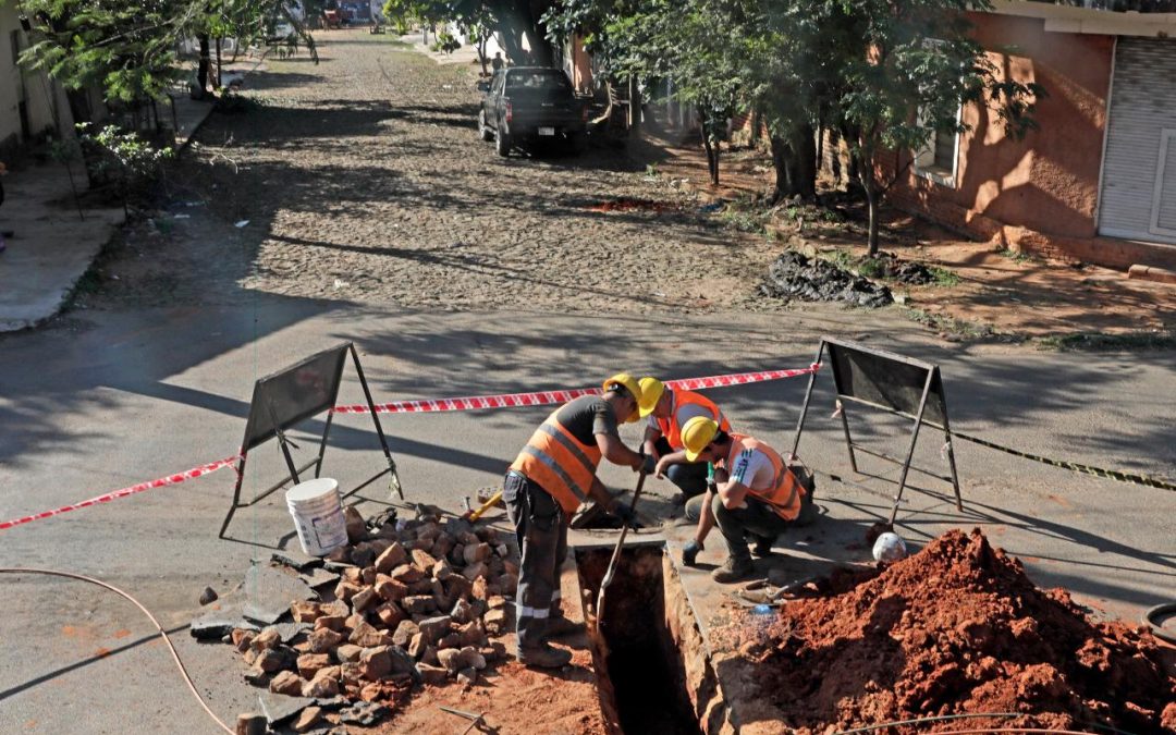 Obras de alcantarillado sanitario en Asunción se desarrollarán esta semana
