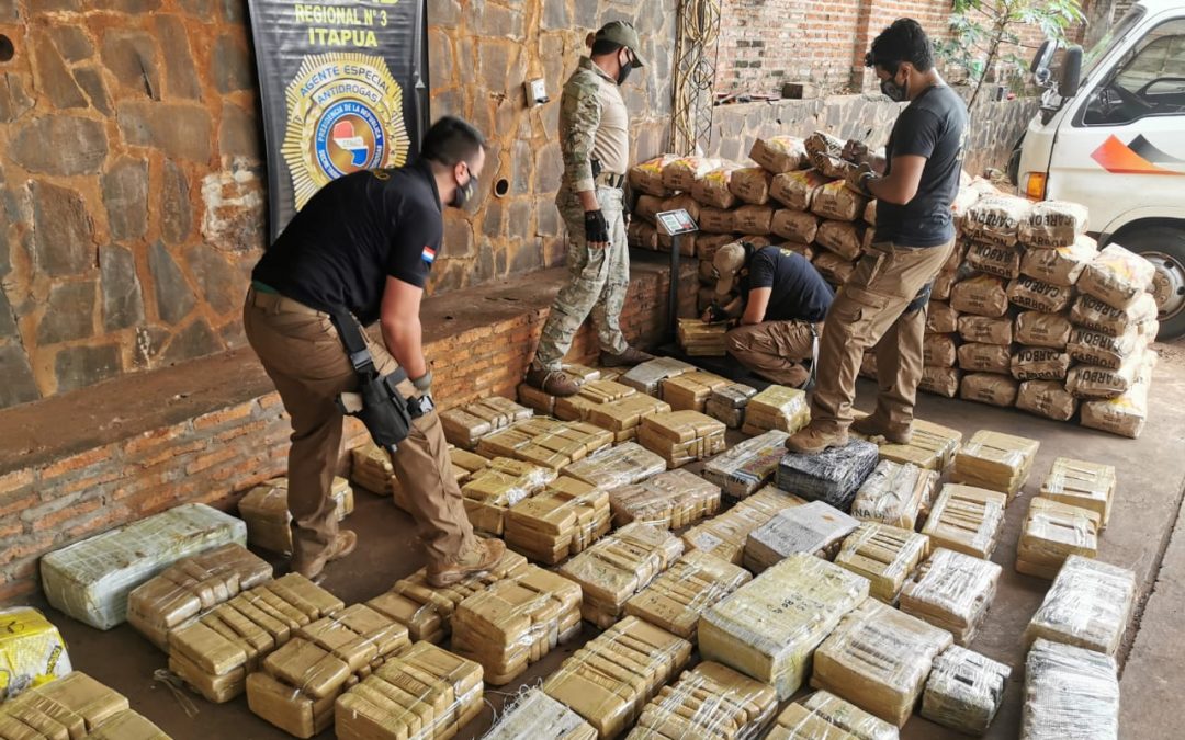Incautaron cerca de 730 kilos de marihuana en Itapúa