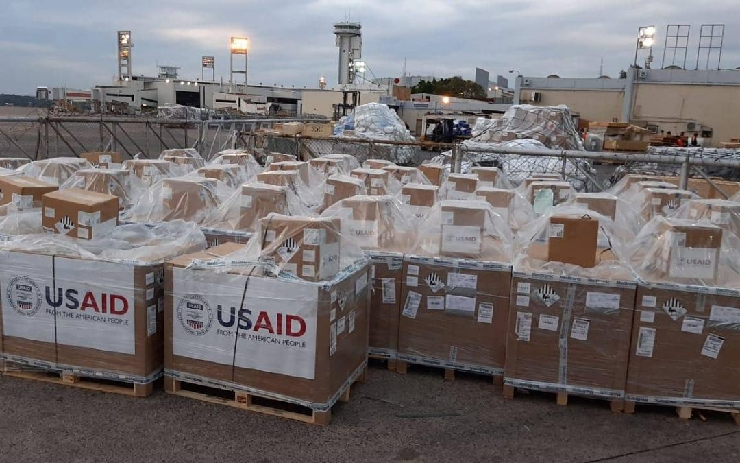 Salud recibió los primeros 50 respiradores donados por Estados Unidos