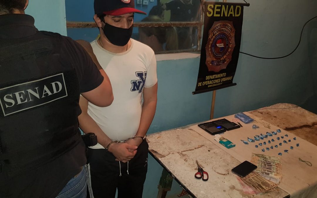 Detienen a presunto traficante de drogas en Fernando de la Mora