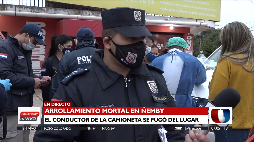 Arrollamiento fatal a septuagenario en Ñemby