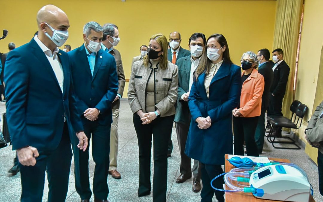 Abdo participó de capacitación para uso de respiradores