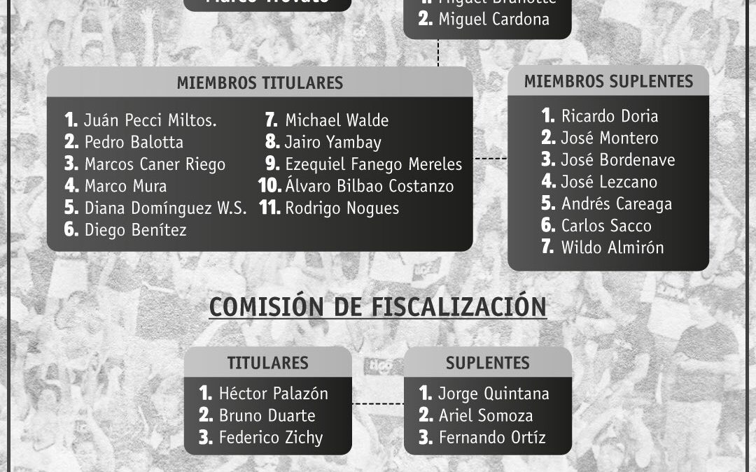 Trovato presentó la comisión para su último periodo en el Olimpia