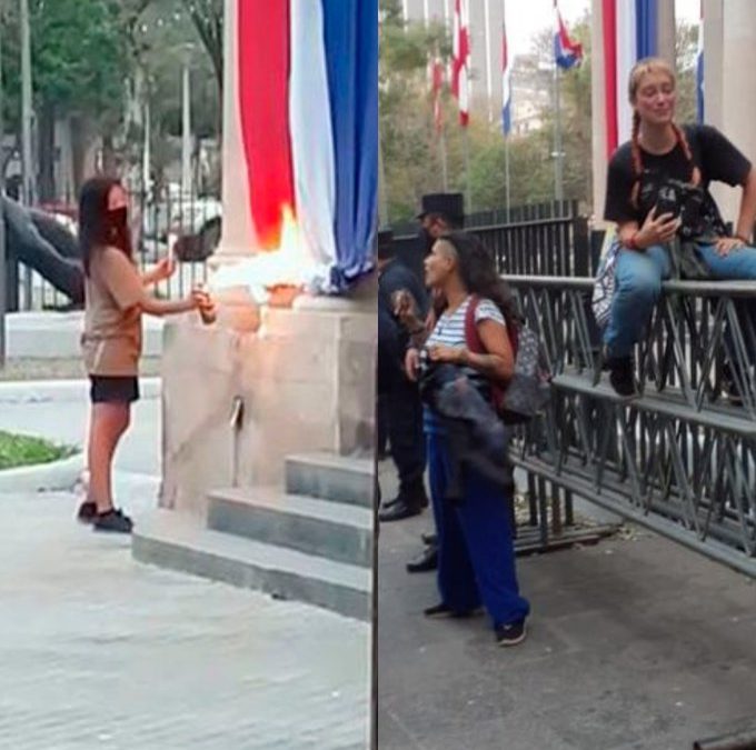 Fiscalía dispuso detención de tres personas por actos vandálicos en el Panteón