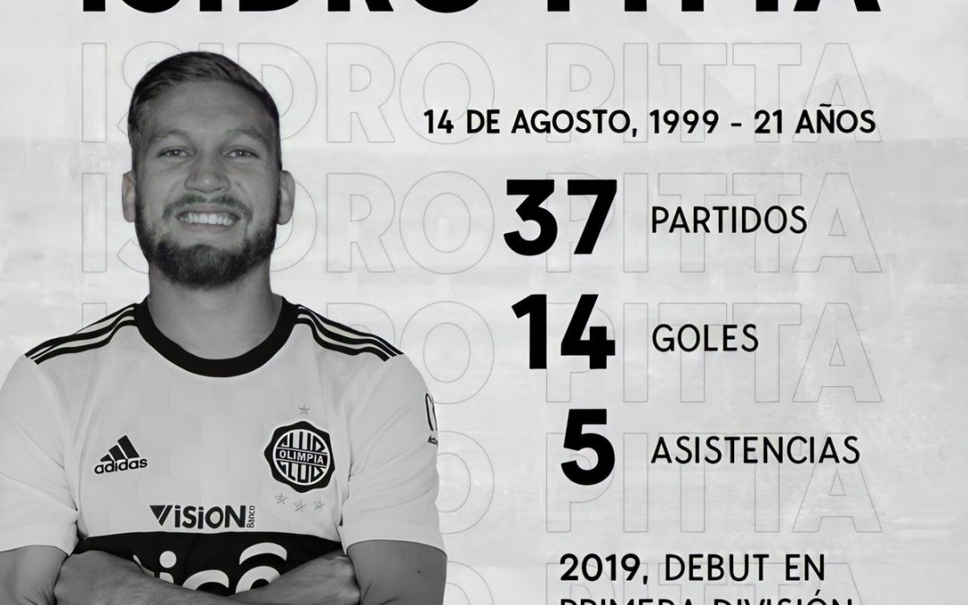 Isidro Pitta fue presentado como nuevo refuerzo del Club Olimpia