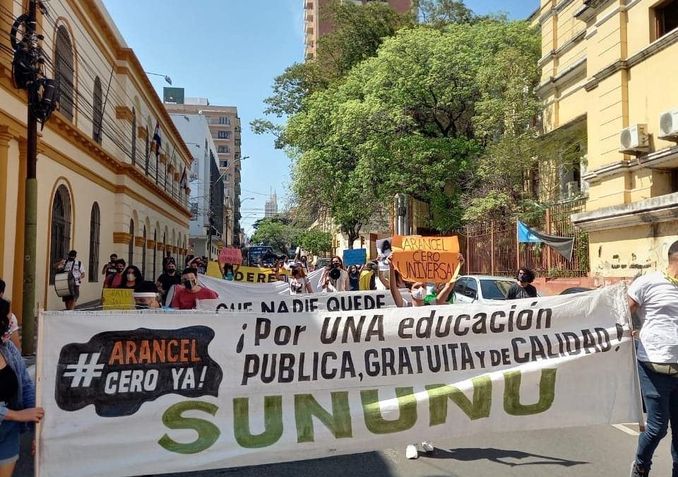Estudiantes aguardan aprobación en Diputados del Arancel Cero para que rija desde este año