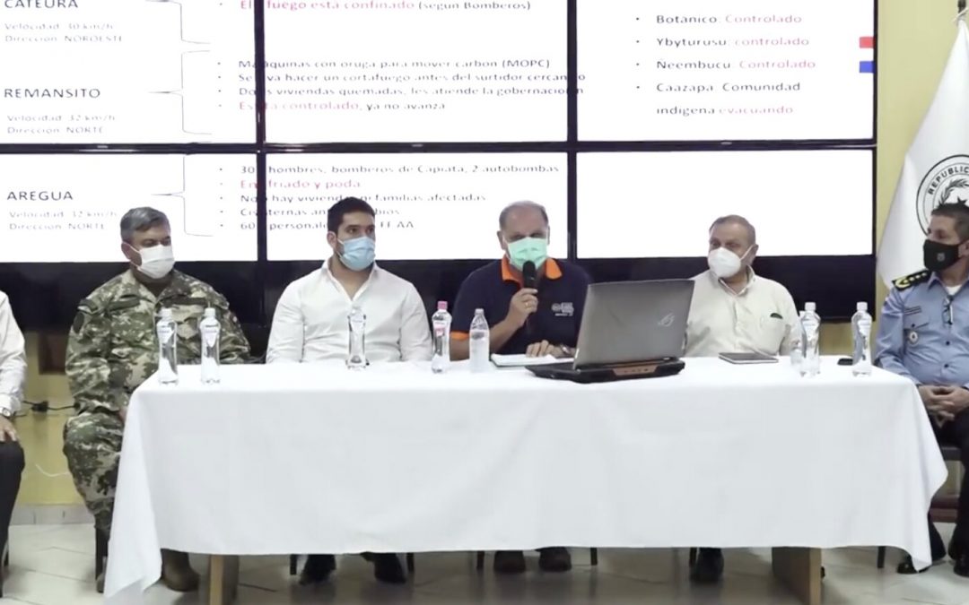 Ministro Roa: “Todos los incendios están controlados pero no podemos bajar la guardia”