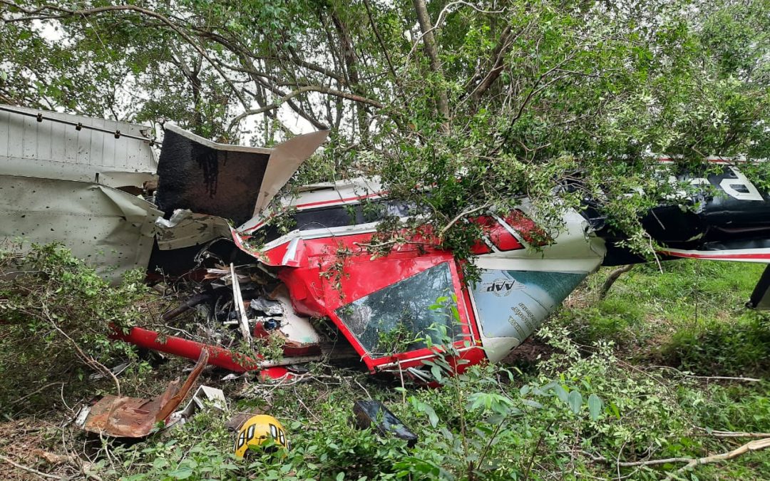 Reportan accidente aéreo con derivación fatal en Itapúa