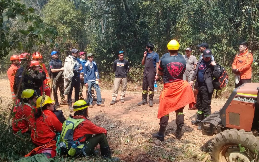 Controlan incendio en la Cordillera del Ybyturuzú