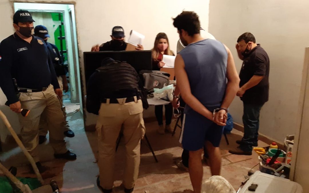 Intervienen mercado de drogas, a metros de comisaría en Villa Hayes