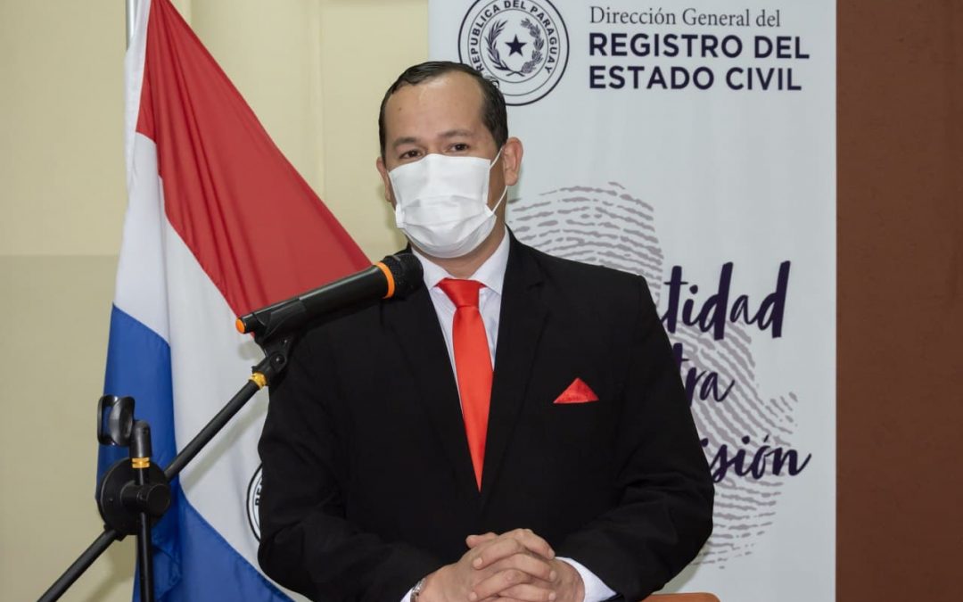 Nuevo director del Registro del Estado Civil asumió hoy