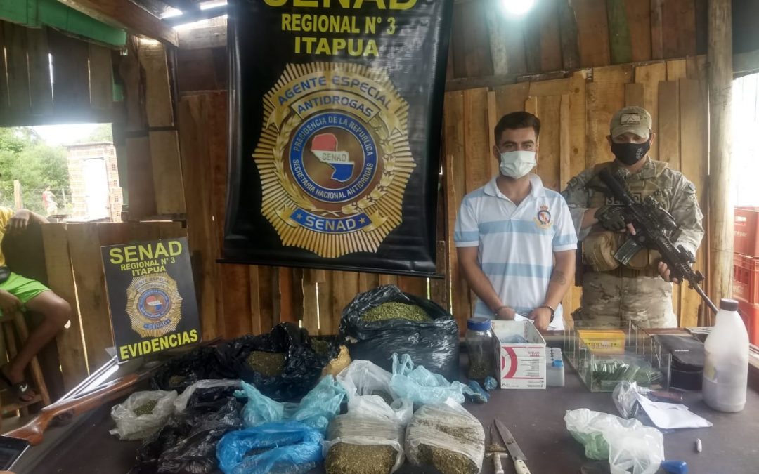 ¿En la taberna de Moe? Senad detiene a vendedor de drogas en Encarnación
