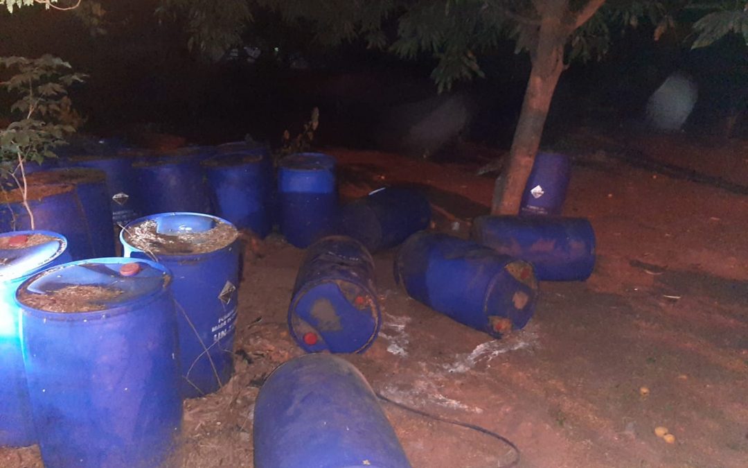 Derrame de químico en barrio de Lambaré causa malestares en vecinos