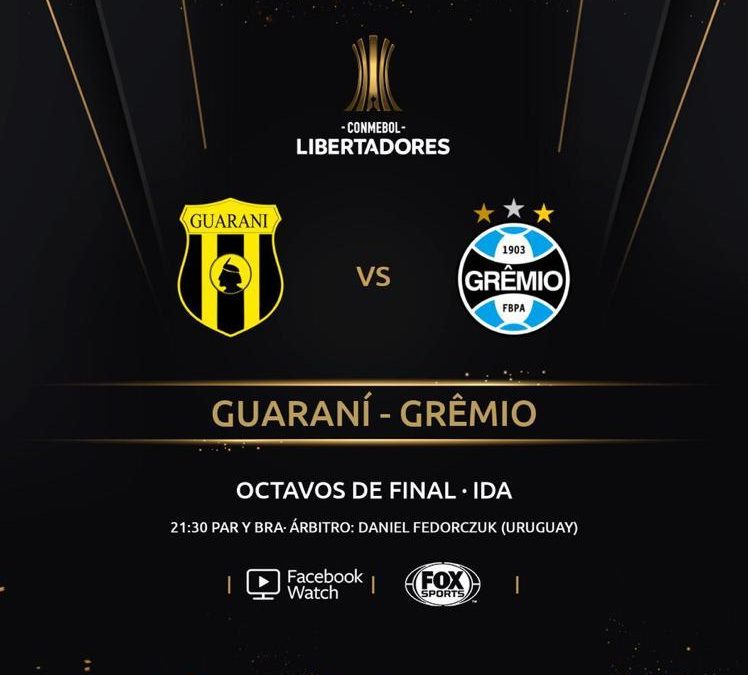 Guaraní y Gremio listos para buscar pasar a cuartos de final de la Copa Libertadores