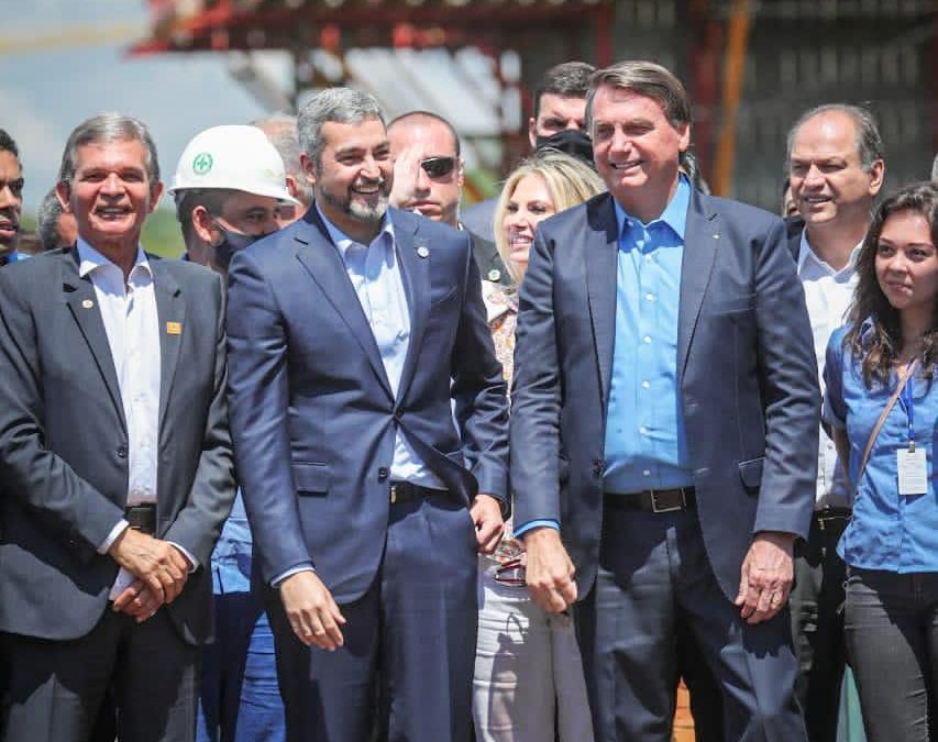 Puente de la Integración: Abdo y Bolsonaro verifican avances