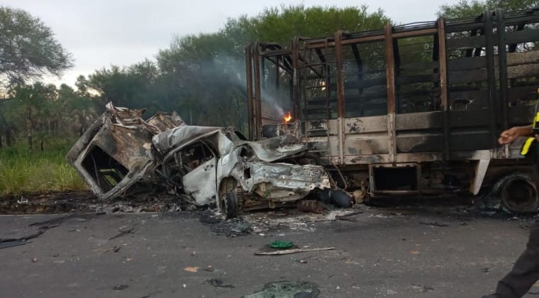 Presidente Hayes: Cuatro fallecidos en accidente de tránsito