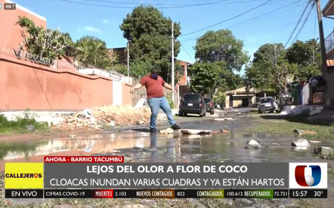 Vecinos están hartos de cloacas