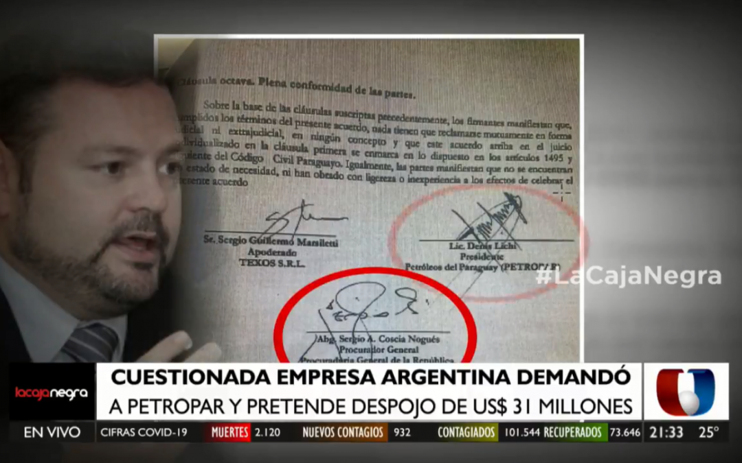 Procuraduría desiste de acuerdo entreguista por Petropar